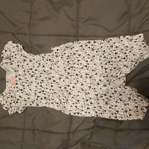 Carter's Child of Mine Gray Flower Bodysuit and Pants